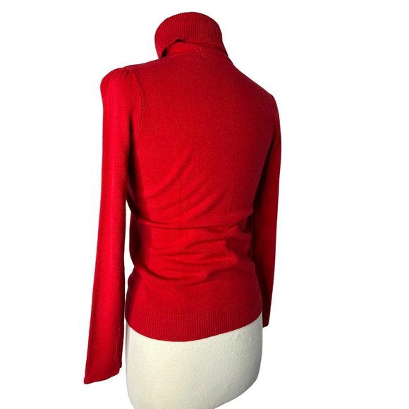 Luke 360 by Designer Original Small Sweater Long Sleeve Turtleneck Stretch - Picture 3 of 15